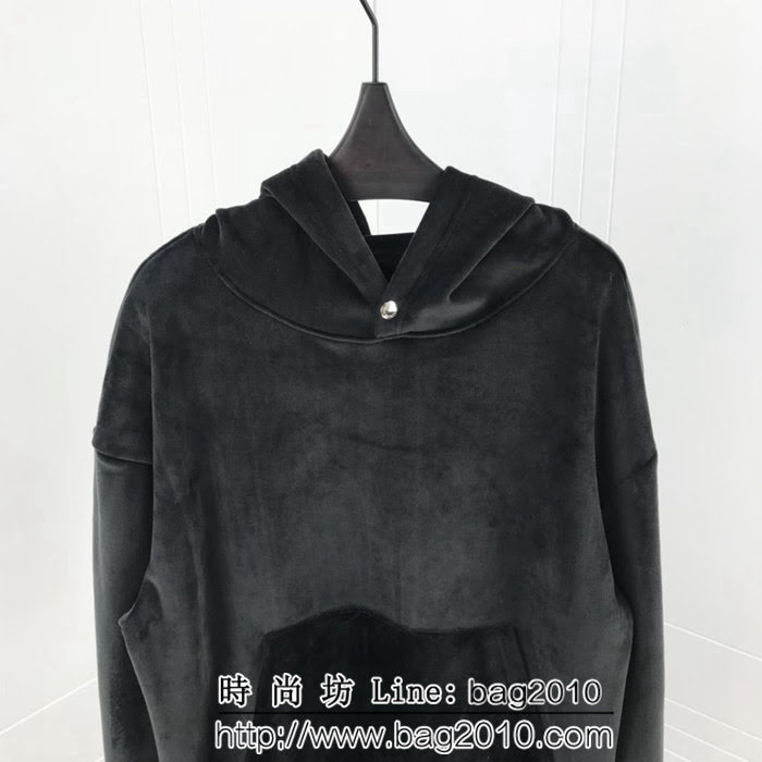 LV路易威登 18SS秋冬新款 太陽花銀狐絨 帽衫 男女同款 ydi1430